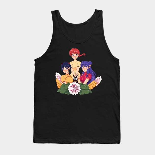 Ranma Girls Tank Top by PeppermintKamz